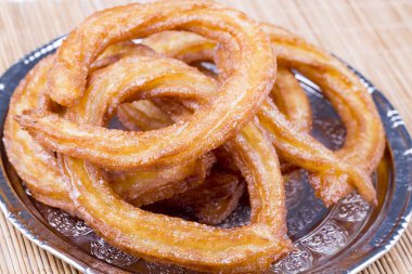 Geleneksel Türk donutları veya geleneksel halka tatlısı (halka t