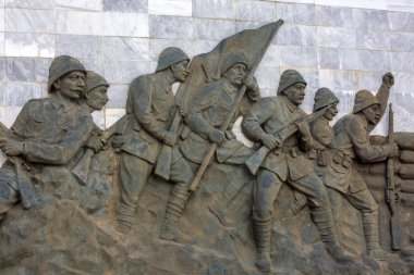 Çanakkale, Türkiye / 26 Mayıs 2019: Mustafa Kemal Atatürk ve Türk