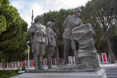 Çanakkale, Türkiye - 26 Mayıs 2019: Çanakkale Şehitler Anıtı