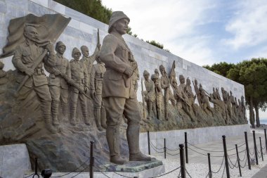 Çanakkale, Türkiye / 26 Mayıs 2019: Mustafa Kemal Atatürk ve Türk