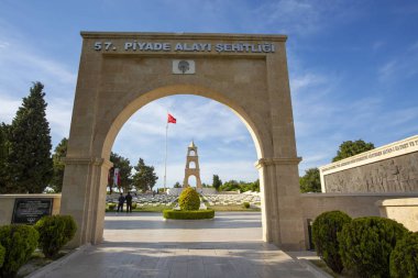 Çanakkale, Türkiye / 26 Mayıs 2019 / Bu şehitlik t inşa edildi