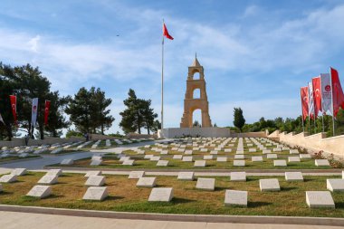 Çanakkale, Türkiye / 26 Mayıs 2019 / Bu şehitlik t inşa edildi