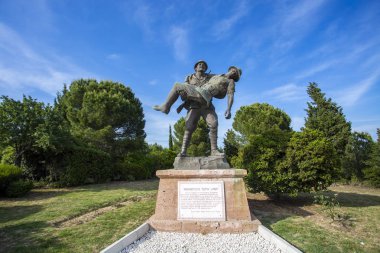Çanakkale / Türkiye, 26 Mayıs 2019 / Bir Türk Askeri Anıtı