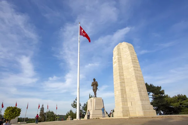 Canakkale Türkei Mai 2019 Konkbayiri Regiment Atatürk Skulptur — Stockfoto