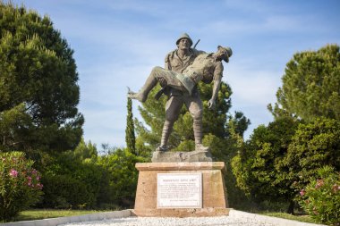 Çanakkale / Türkiye, 26 Mayıs 2019 / Bir Türk Askeri Anıtı