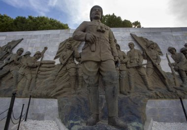 Çanakkale, Türkiye / 26 Mayıs 2019: Mustafa Kemal Atatürk ve Türk