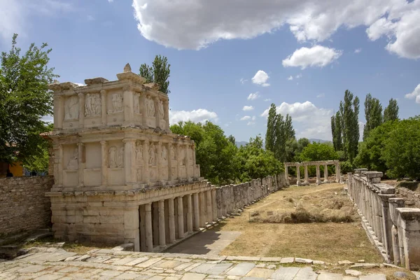 Ancient city of Aphrodisias, Aydin / Turkey. Travel concept phot — Stock Photo, Image