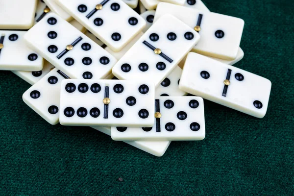 Caída Dominó Efecto Dominó Dominó Juego — Foto de Stock