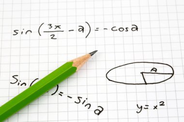 El 'in yakın çekimi Matematiksel Formüller. Eğitim kavramı