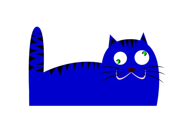 Niedliche Katzen Kunst Zeichnen — Stockfoto