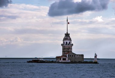 Türkiye İstanbul Bakire Kulesi (Kiz Kulesi) tarihi bina