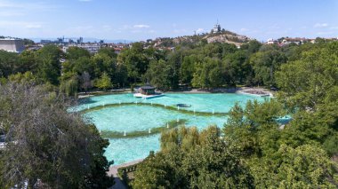 Filibe, Bulgaristan, 03 Ağustos 2025, Çar Simeon 'un Bahçesi ve Şarkı Söyleyen Çeşmeler. Filibe, Bulgaristan.