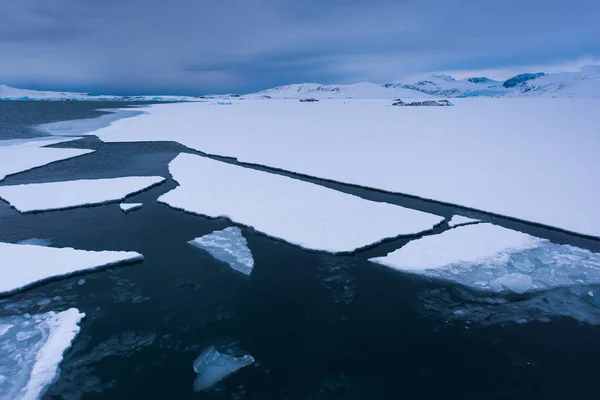 노르웨이 Spitsbergen 롱위에아르뷔엔 스발바르 — 스톡 사진