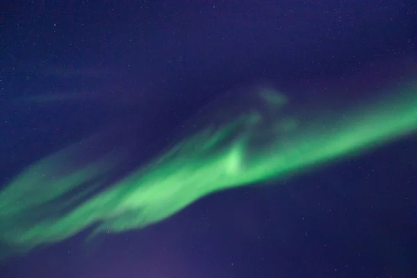 Norveç Svalbard Longyearbyen Şehir Dağları Nda Kutup Kutup Kuzey Işıkları — Stok fotoğraf