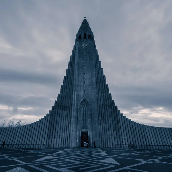 Catedral Hallgrimskirkja Reykjavik Islândia Igreja Paroquial Luterana Exterior — Fotografia de Stock