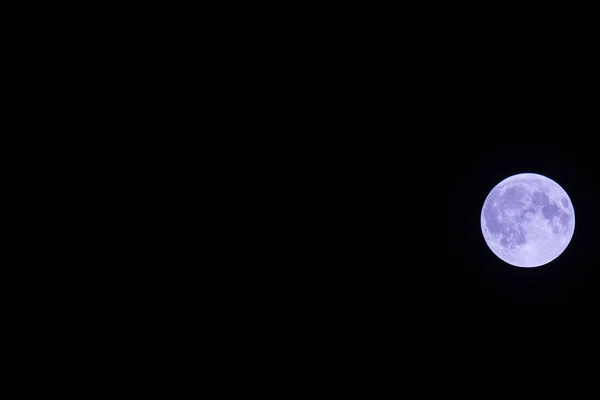 Polární Polární Plný Červený Super Měsíc Zatmění Oblohy Hvězda Norsko — Stock fotografie
