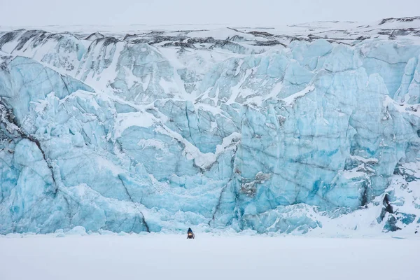 Norway Paisaje Naturaleza Hielo Las Montañas Glaciares Spitsbergen Longyearbyen Svalbard — Foto de Stock