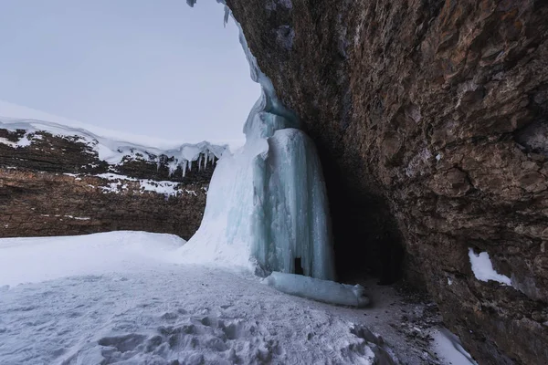 Природа Ледниковых Гор Шпицбергена Longyearbyen Шпицберген Арктический Океан Зимний Полярный — стоковое фото