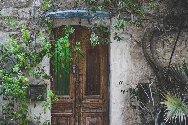 Güzel eski kapılar Jaffa, Tel Aviv, İsrail. Gezi Fotoğrafçılığı