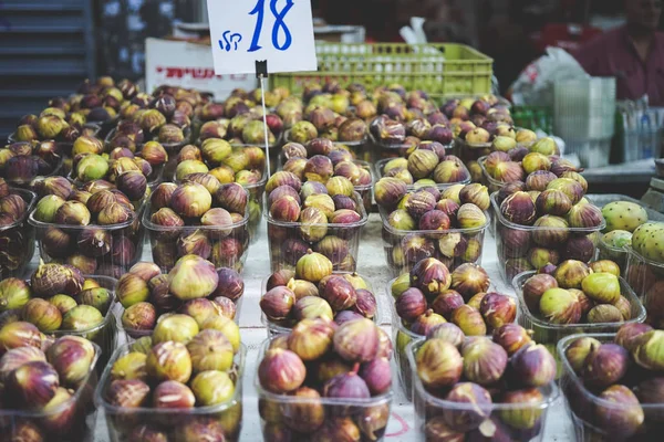 Tel Aviv Israel July 2018 Delicious Fresh Figs Tel Aviv — Stock Photo, Image