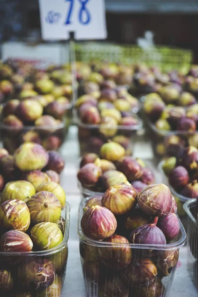 Tel Aviv Israel July 2018 Delicious Fresh Figs Tel Aviv — Stock Photo, Image