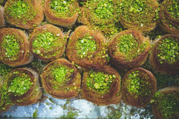 Tel Aviv Carmel pazarında, İsrail seyahat fotoğraf güzel baklava