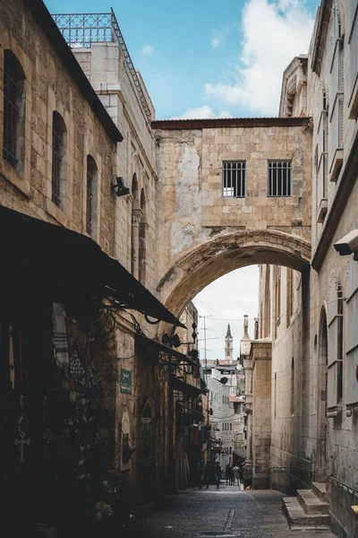 Kudüs, İsrail. 28 Temmuz 2018. VIA Dolorosa