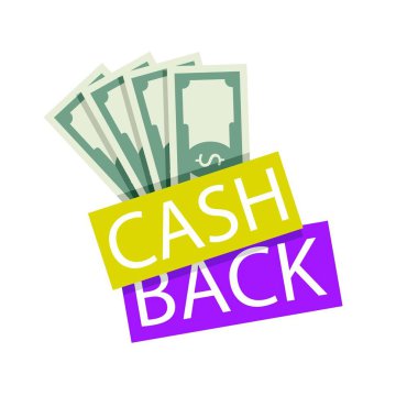 Fan banknotlu nakit geri amblem rozeti