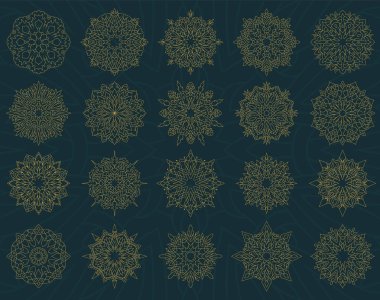 Mandala Dekoratif süsleme tasarımları 5