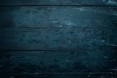 Eski ahşap siyah arka plan. Üst te. Ücretsiz kopyalama alanı.