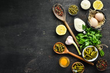 Tartar sosu. Üst te. metniniz için boş alan.
