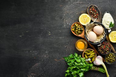 Tartar sosu. Üst te. metniniz için boş alan.