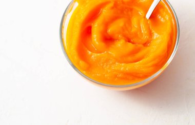 Kabak pasta yemek için madde... Metin ekleme.