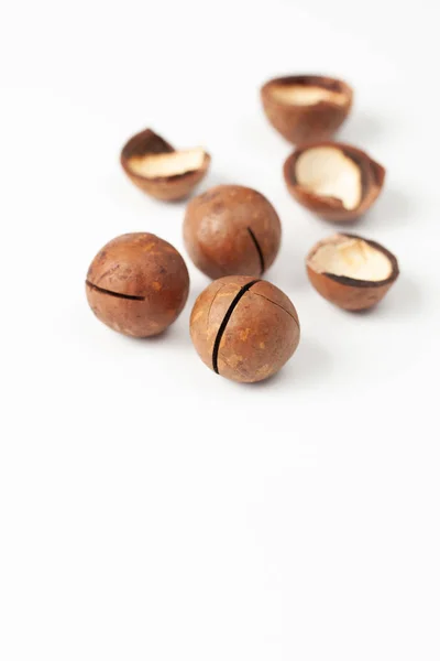 Die Verwendung Von Macadamia Nüssen Der Alternativen Medizin Bei Herzkrankheiten — Stockfoto