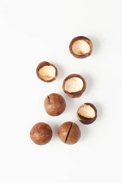 Die Verwendung Von Macadamia Nüssen Der Alternativen Medizin Bei Herzkrankheiten — Stockfoto