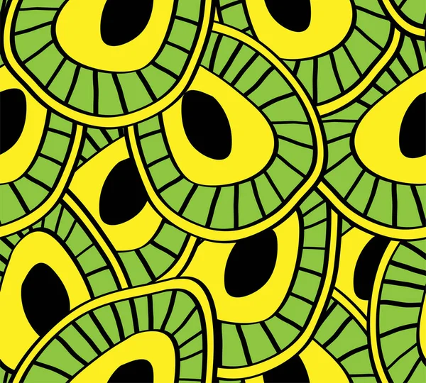 Popüler sanat tarzında bitki hücre yapısının yeşil yapısına sahip vektörsüz çiçek deseni