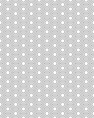 Bal peteği desensiz, çokgen mozaik soyut geometri arka planı. Yaratıcı tasarım şablonları için kullanılır