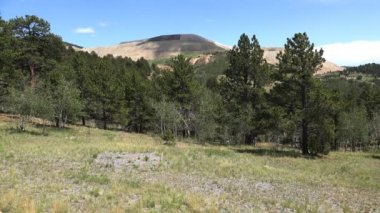 Cripple Creek Colorado 4k Yukarıda Victor Altın Madeni görünümü Cripple Creek Colorado yakınlarındaki Victor Altın Madeni üzerinde bir trenden statik bir görünüme sahiptir