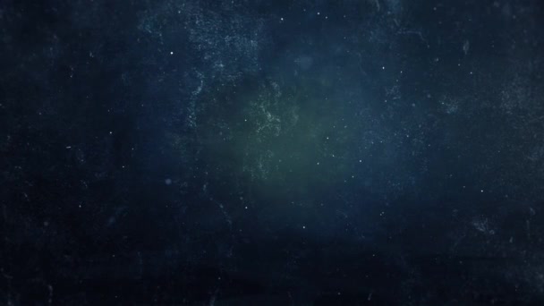 Uzay Duman Parçacığı Döngüsü Parçacık Işıkları Bir Döngü Içinde Duman — Stok video