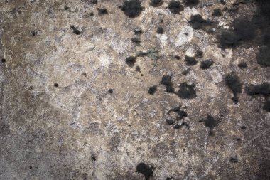 Kalıp ile Gloomy gri duvar 