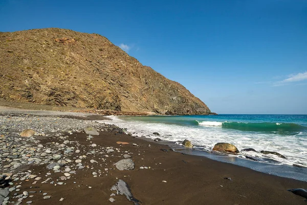 Bella Spiaggia Vallehermoso Nell Isola Gomera Isole Canarie Spagna — Foto Stock