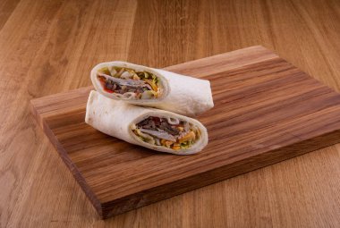 Tokmaklar bir Türkiye'nin etli marul yaprakları ve mantar