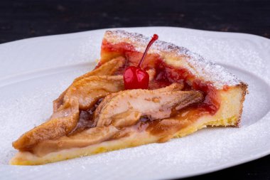 Shortcrust Pasta krema şeker ile armut ile