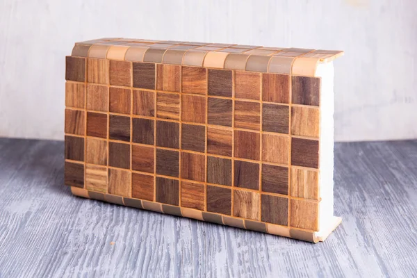 Bir mozaik banyo kahverengi-gri için 