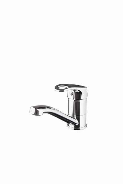 The mixer for the wash basin with one rotary handle