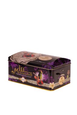 Moskova, Rusya - 06 / 06 / 2020: CHELTON çay koleksiyonu, müzik kutusu 