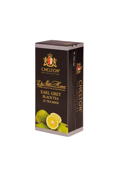 Moszkva Oroszország 2020 Chelton Teagyűjtemény Earl Grey Black Tea Tea — Stock Fotó