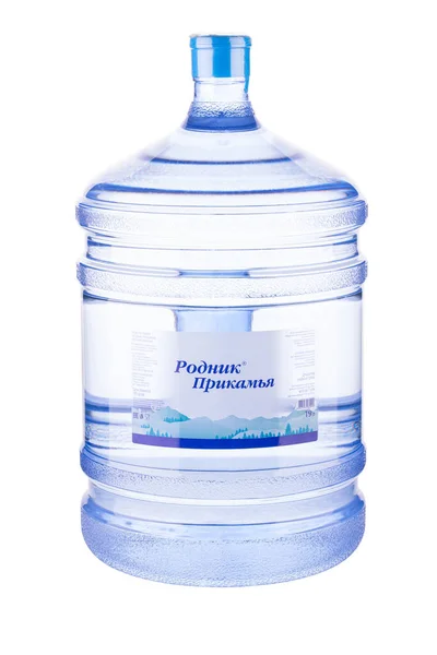 Moscú Rusia 2020 Agua Potable Manantial Prikamye Carbonatada — Foto de Stock