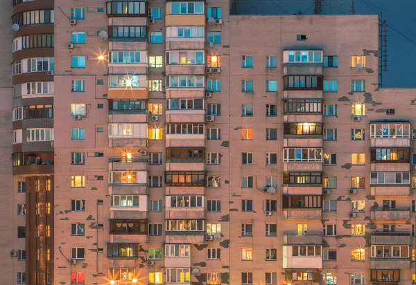 Balcones Una Casa Prefabricada Moderna Kiev Ucrania —  Fotos de Stock
