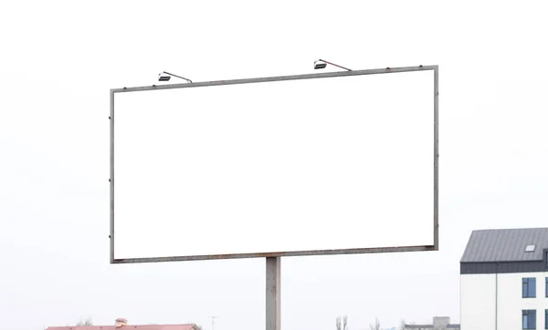 Staré Prázdné Horizontální Billboard Pozadí Pro Obtahování — Stock fotografie